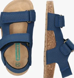 blauwe bunniesjr sandalen brent beach