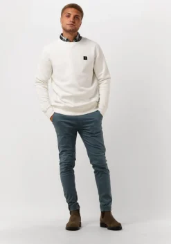 blauwe butcher of blue casual overhemd robbins mid check shirt