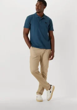 blauwe butcher of blue polo army pique polo