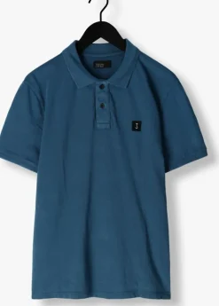 blauwe butcher of blue polo army pique polo