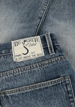 blauwe butcher of blue straight leg jeans stockton straight redding med