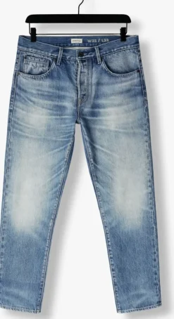 blauwe butcher of blue straight leg jeans stockton straight davis med