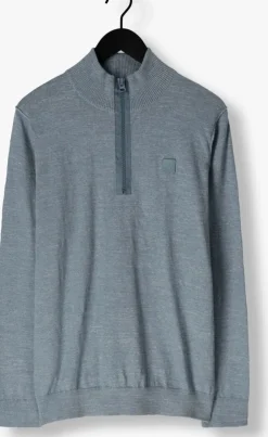 blauwe butcher of blue trui lt clifden half zip