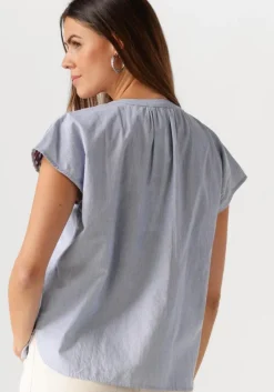 blauwe by-bar blouses amie embroiderie blouse
