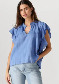 blauwe by-bar blouses danee athia blouse