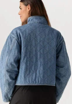 blauwe by-bar jack nave denim jacket
