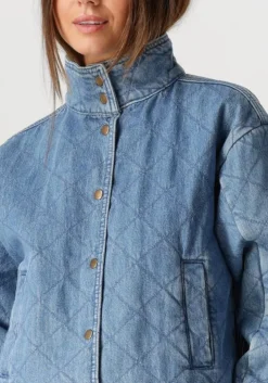blauwe by-bar jack nave denim jacket