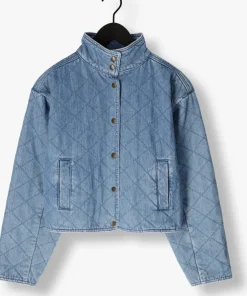 blauwe by-bar jack nave denim jacket