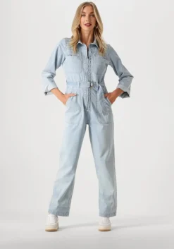 blauwe by-bar jumpsuit louise denim suyit