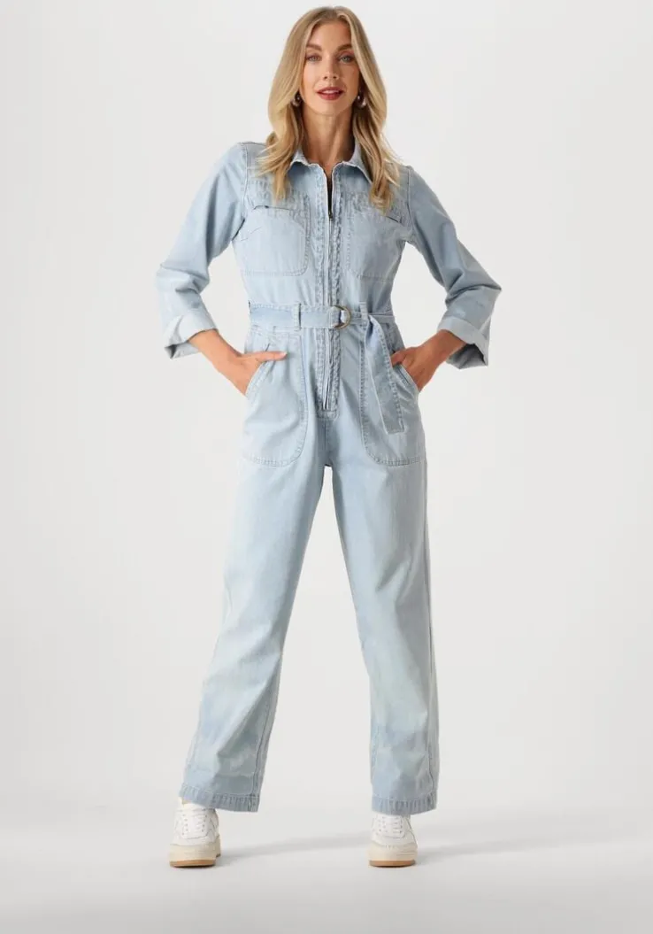 blauwe by-bar jumpsuit louise denim suyit
