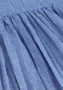blauwe by-bar mini jurk philou athia dress