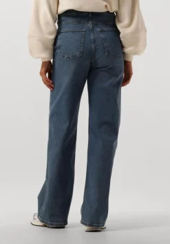 blauwe by-bar straight leg jeans lina mj pant