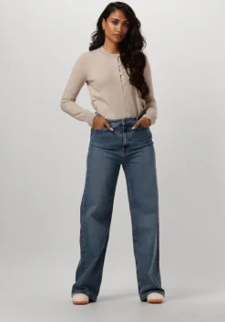 blauwe by-bar straight leg jeans lina mj pant