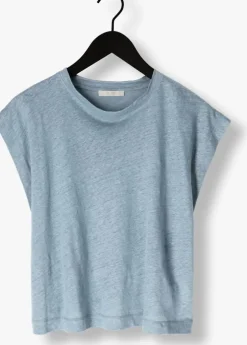 blauwe by-bar top mason linnen top