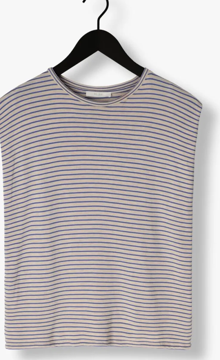 blauwe by-bar t-shirt diede small stripe top