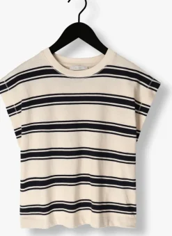 blauwe by-bar t-shirt mason stripe top