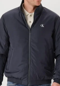 blauwe calvin klein jack padded harrington