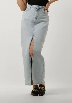 blauwe calvin klein maxirok maxi skirtda