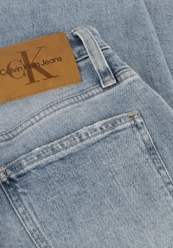 blauwe calvin klein mom jeans mom jean