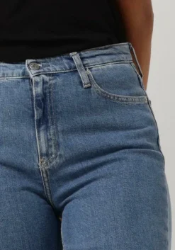 blauwe calvin klein mom jeans mom jean