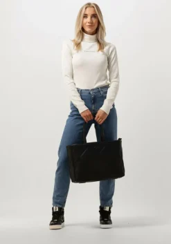 blauwe calvin klein mom jeans mom jean