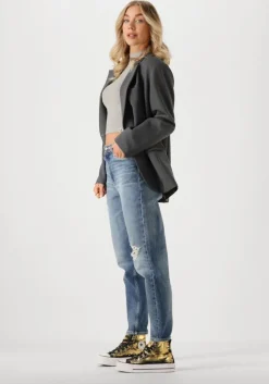 blauwe calvin klein mom jeans mom jean