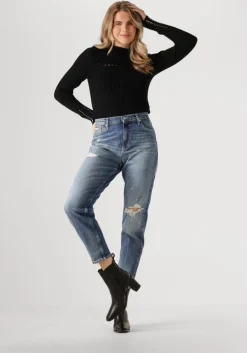 blauwe calvin klein mom jeans mom jean