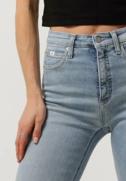 blauwe calvin klein skinny jeans high rise skinny