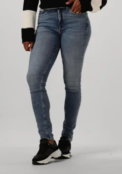 blauwe calvin klein skinny jeans high rise skinny