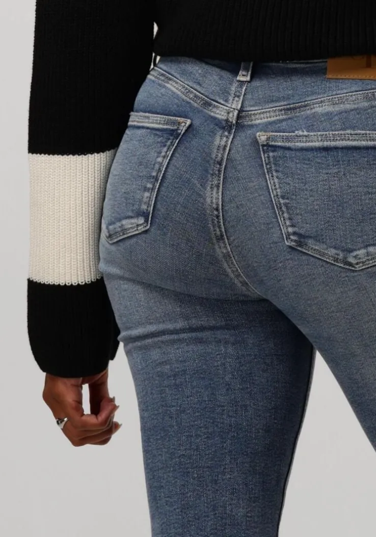 blauwe calvin klein skinny jeans high rise skinny