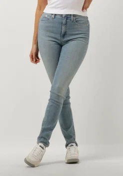 blauwe calvin klein skinny jeans high rise skinny