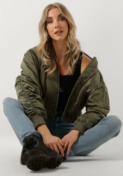 blauwe calvin klein skinny jeans high rise skinny