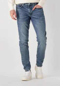 blauwe calvin klein slim fit jeans slim taper