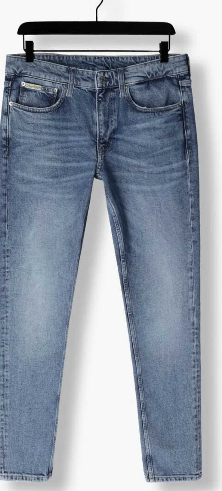 blauwe calvin klein slim fit jeans slim taper