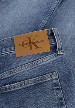 blauwe calvin klein slim fit jeans slim taper