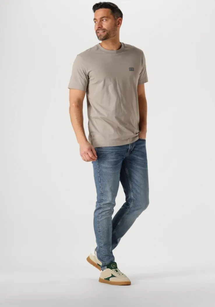 blauwe calvin klein slim fit jeans slim taper