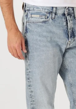 blauwe calvin klein slim fit jeans slim taper