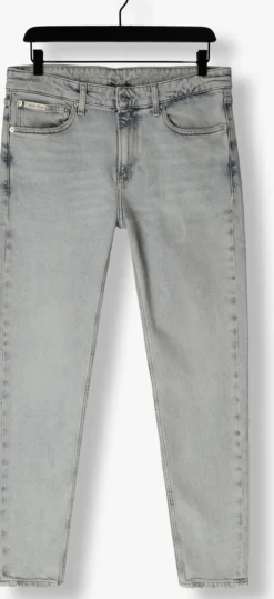 blauwe calvin klein slim fit jeans slim taper