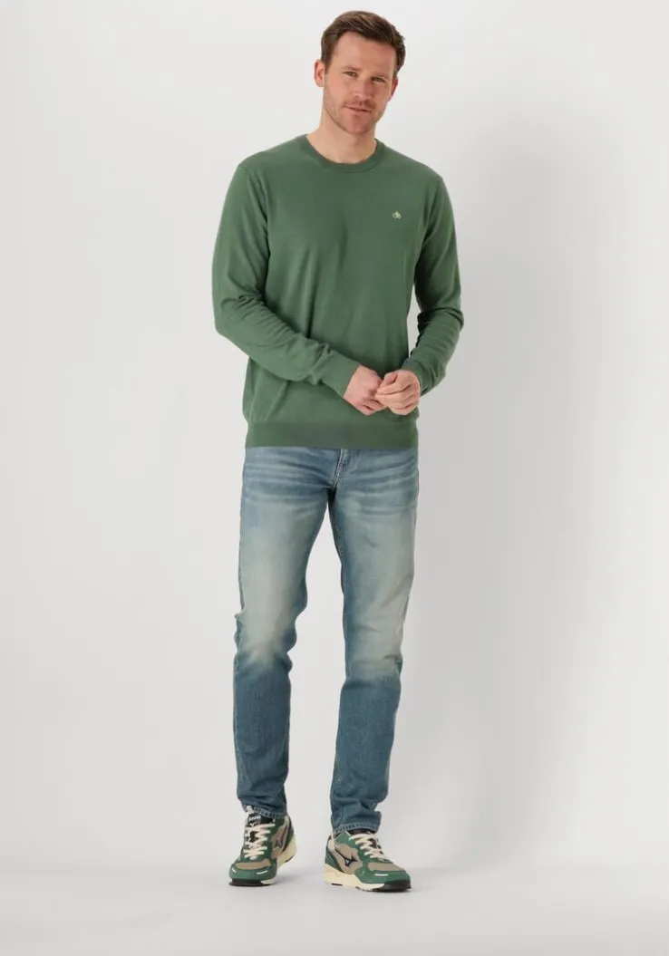 blauwe calvin klein slim fit jeans slim taper