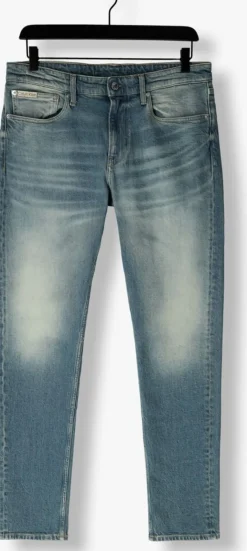 blauwe calvin klein slim fit jeans slim taper