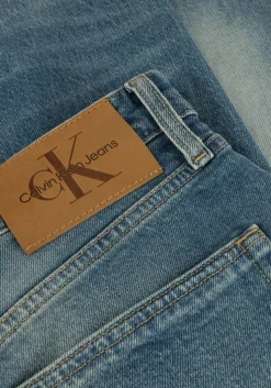 blauwe calvin klein slim fit jeans slim taper