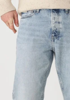 blauwe calvin klein straight leg jeans standard straight