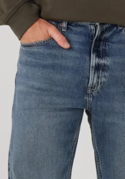 blauwe calvin klein straight leg jeans stndrd strght tinted ck stone jeans