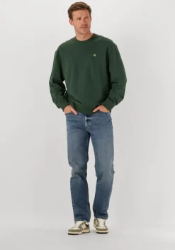 blauwe calvin klein straight leg jeans stndrd strght tinted ck stone jeans