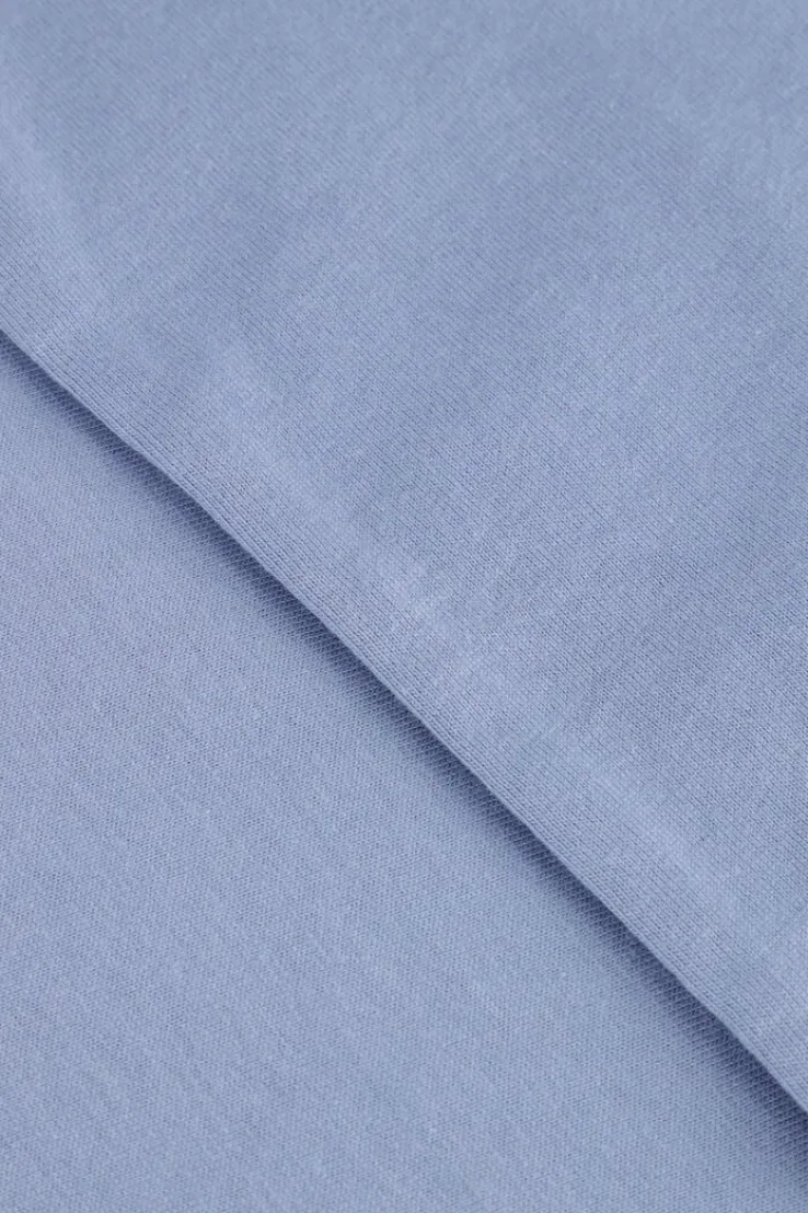 blauwe calvin klein t-shirt placed institutional baby tee