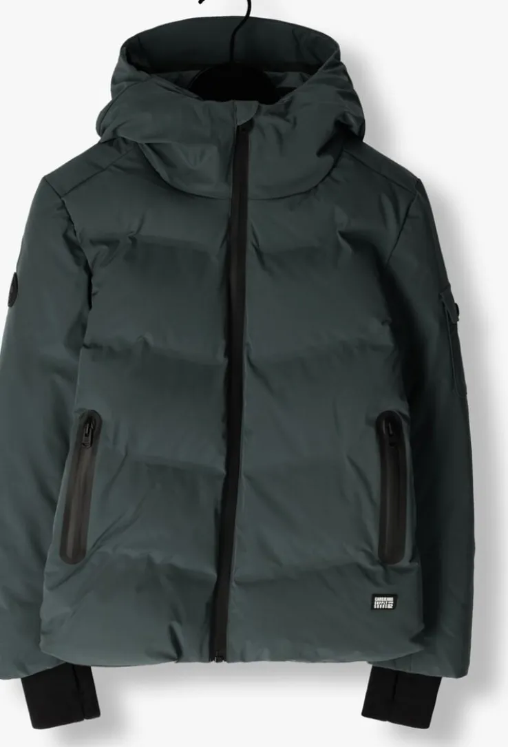 blauwe cars jeans gewatteerde jas lozern