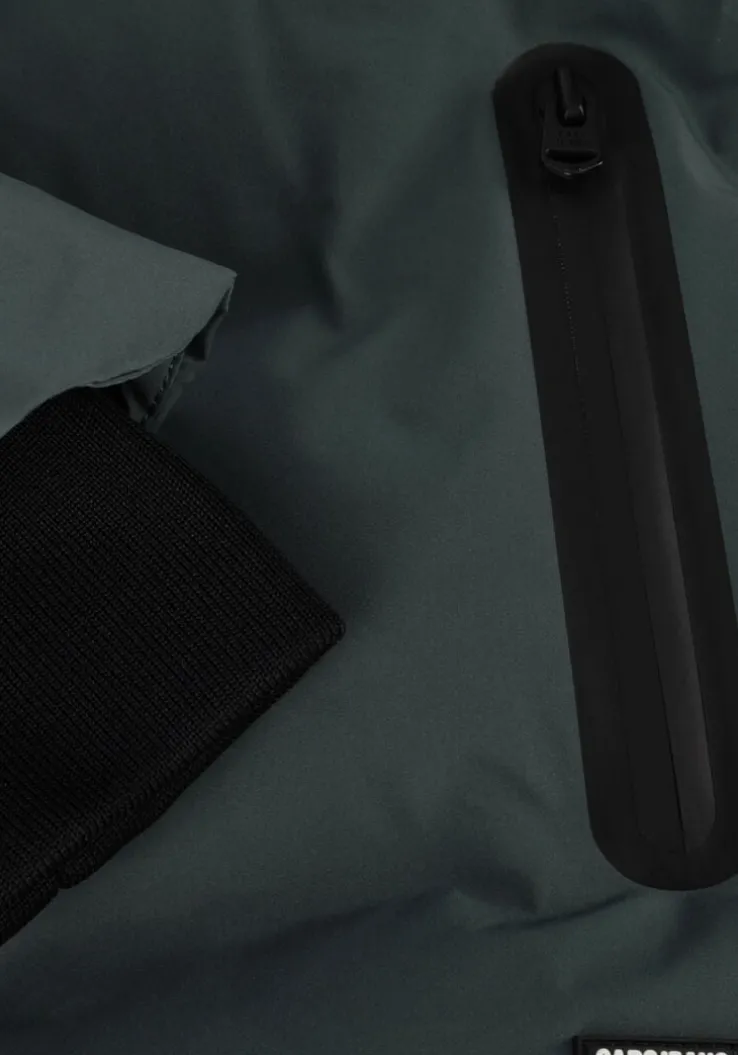 blauwe cars jeans gewatteerde jas lozern