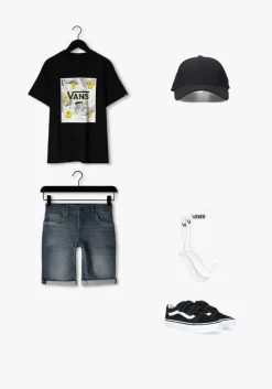 blauwe cars jeans shorts kids florida comf.str