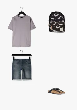 blauwe cars jeans shorts kids florida comf.str