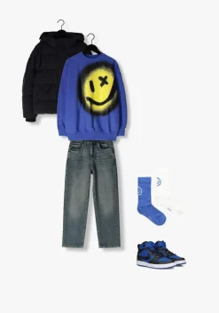 blauwe cars jeans straight leg jeans garwell